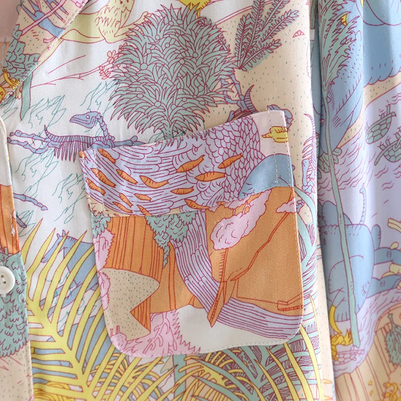 Viscose Pajama Set – Long Sleeve
