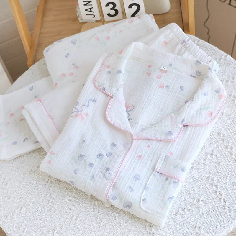 Cotton Pajama Set – 3-Piece