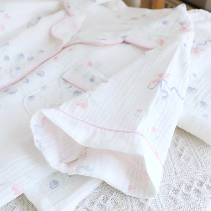 Cotton Pajama Set – 3-Piece