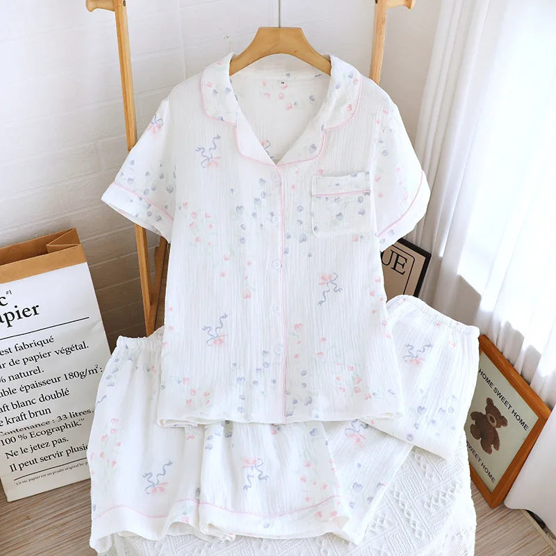 Cotton Pajama Set – 3-Piece