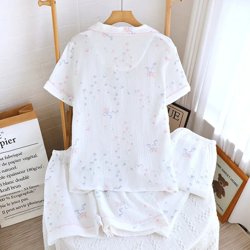 Cotton Pajama Set – 3-Piece