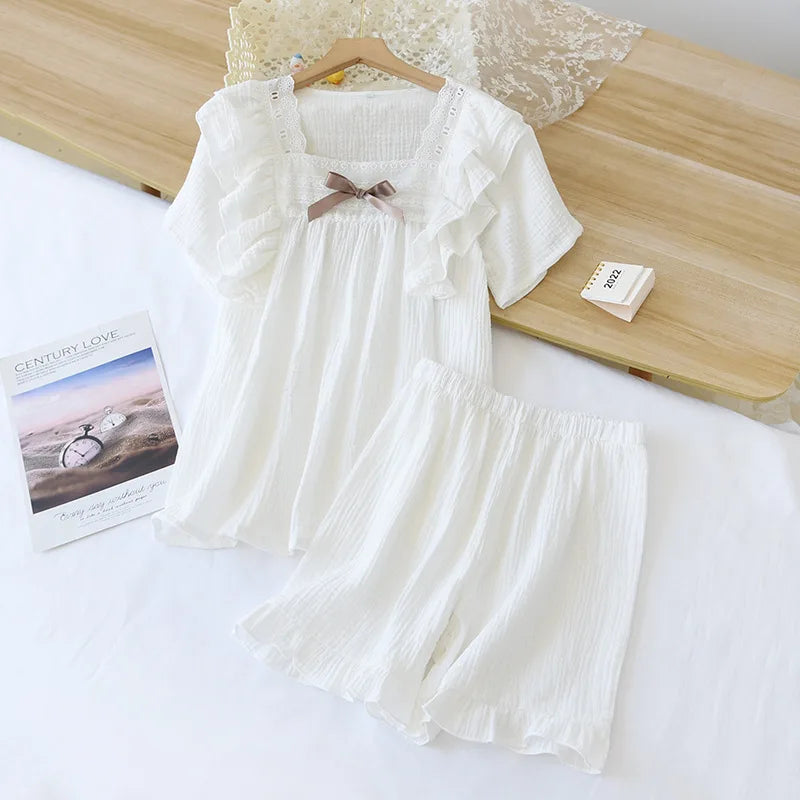 Solid Pajamas – Short Sleeve Set
