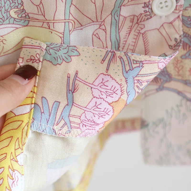 Viscose Pajama Set – Long Sleeve