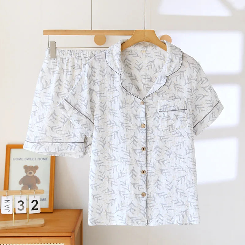 Vema Pajama Set – Loose Short Sleeve & Shorts