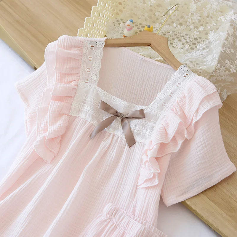 Solid Pajamas – Short Sleeve Set