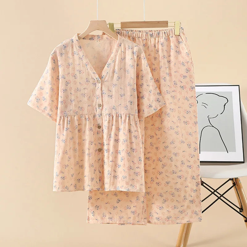 Meya Pajama Set – Short Sleeve