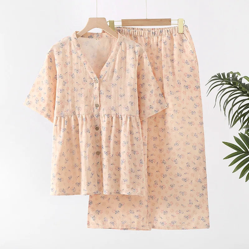 Meya Pajama Set – Short Sleeve