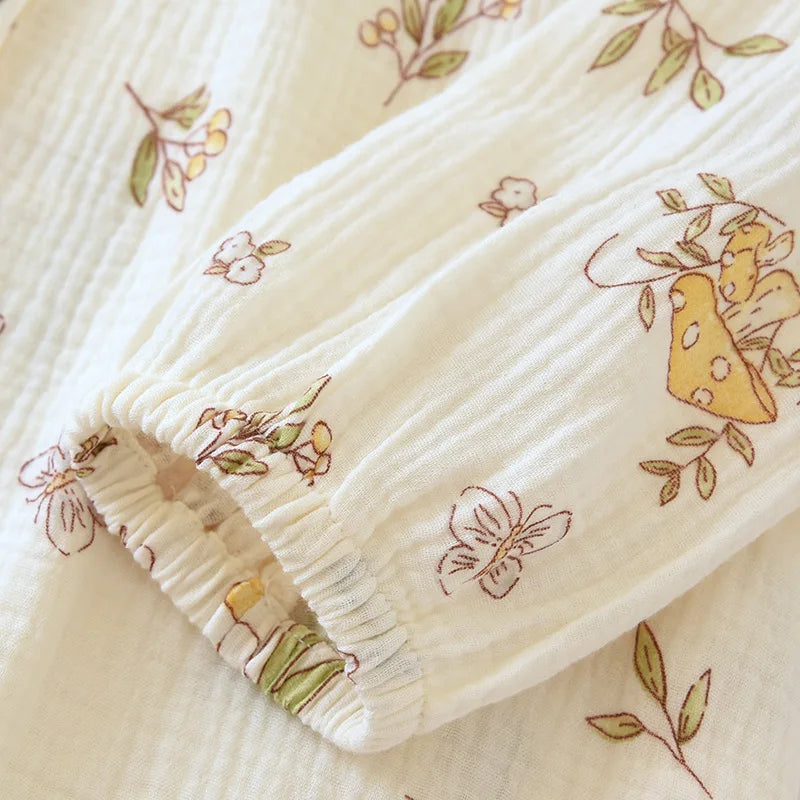 Cotton Pajama Top – Long Sleeve, Spring/Summer