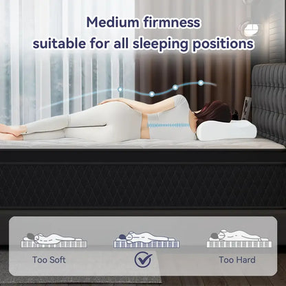 10-Inch Sleemate Hybrid Memory Foam Mattress