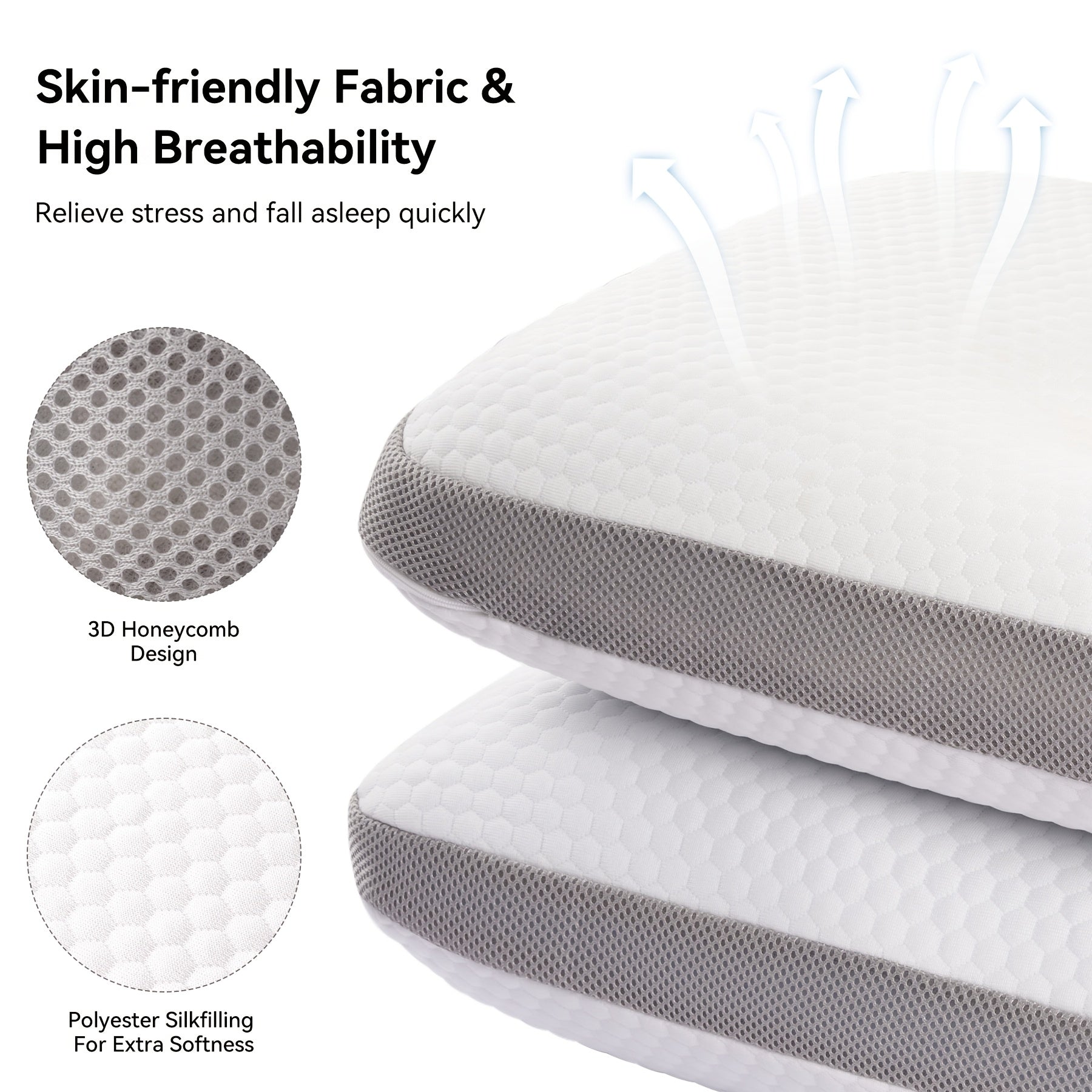 Doolemio Cooling Memory Duo Pillow