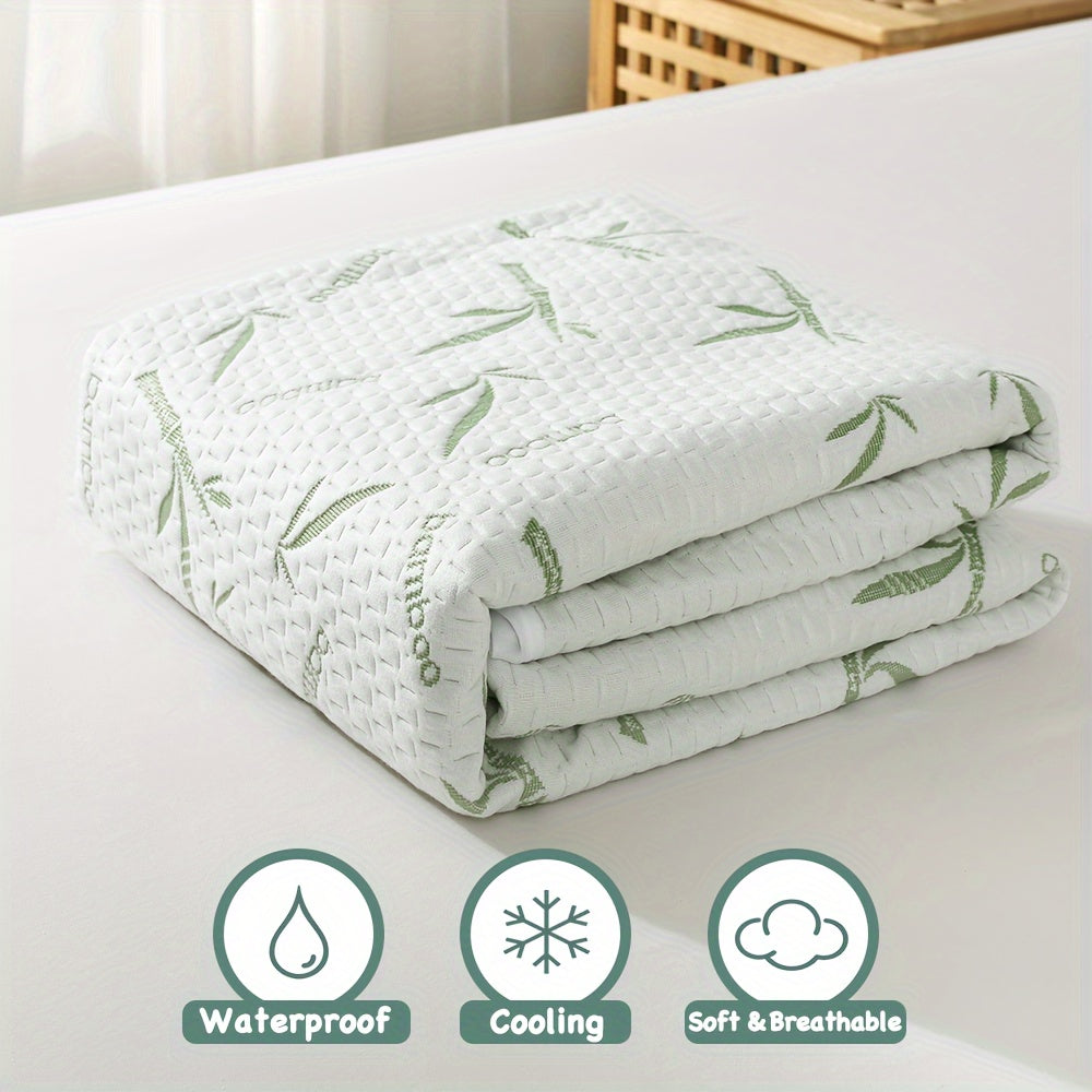 Bamboo Fiber Waterproof Mattress Protector