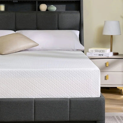 Grestell Gel Memory Foam Mattress - Twin to King, Cooler Sleep