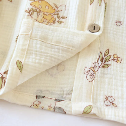 Cotton Pajama Top – Long Sleeve, Spring/Summer