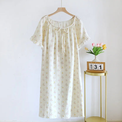 Miroa Nightdress – Short Sleeve Skirt