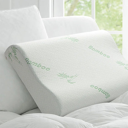 Altu Orthopedic Memory Foam Pillow with Bamboo Fiber Cover – Neck Relief & Support