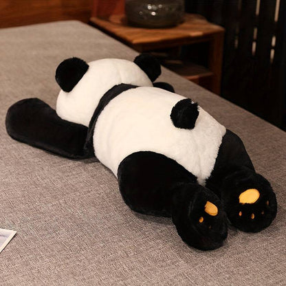 Bobo Plush Panda Pillow – Soft Synthetic Fiber, Perfect for Bedroom & Sofa Decor