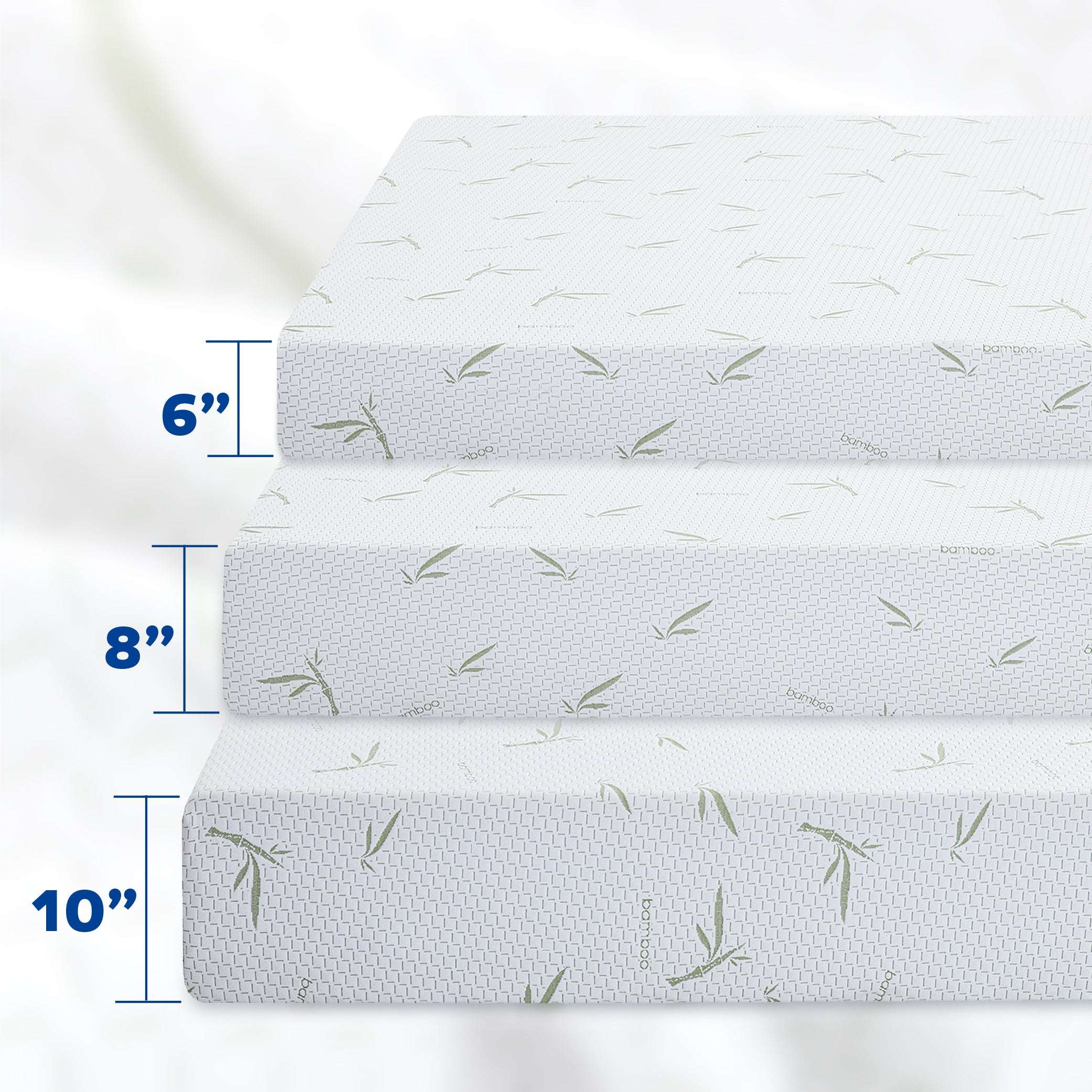 Dreamaze Memory Foam Mattress – Bamboo Cover & Green Tea Gel, Multiple Sizes