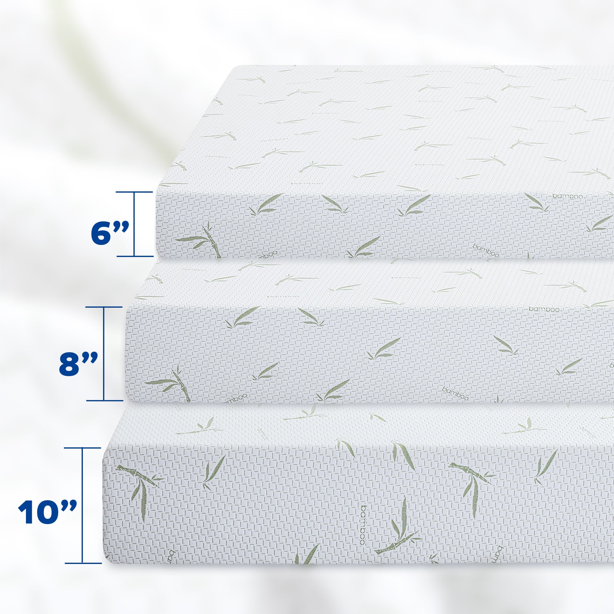 Dreamaze Memory Foam Mattress – Bamboo Cover & Green Tea Gel, Multiple Sizes