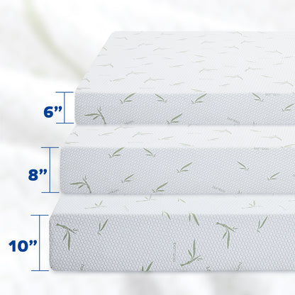 Dreamaze Memory Foam Mattress – Bamboo Cover & Green Tea Gel, Multiple Sizes